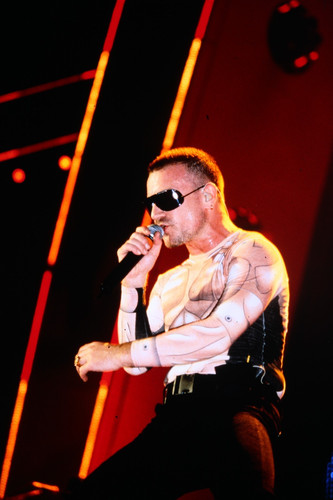 Bono photo transparency - u2,