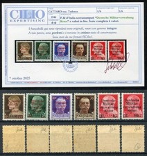 CATTARO 1944 IMPERIALE SERIE COMPLETA MNH** CAT. S1