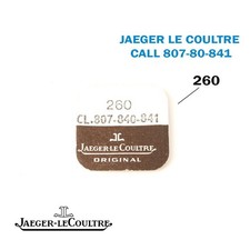 Ruota dei minuti Jaeger-Le Coultre per il movimento - CHIAMA 807-840-841...