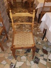 Sedie in legno per sala da pranzo, ideali per tavernetta rustica