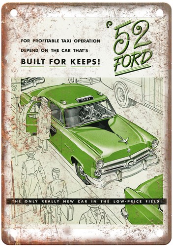 Pubblicità depliant ford taxi - ford,