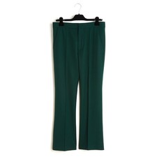 Pantaloni Marni verdi FR38 IT40 lana verde scuro tromba Intl M US28