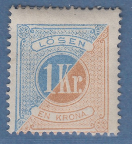 Svezia 1874 francobollo