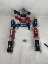 Scatola fiammiferi Voltron II nero rosso blu gladiatore Albegas Bandai 1983 COSÌ COM'È!