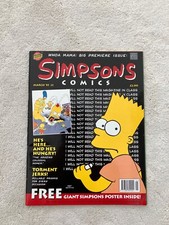 Simpsons Comics UK March 1997 Issue #1 FREE POSTAGE!