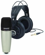 SAMSON C01/SR850 - Bundle Microfono a Condensatore Cardioide + Cuffie semi-open
