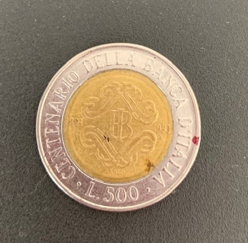 Lire 500 centenario banca - ,
