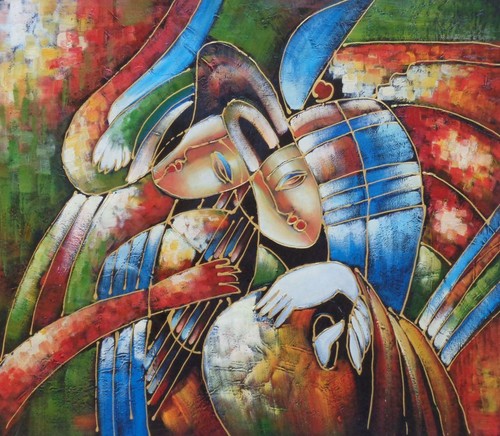 Coppia musicista picasso - coppia,