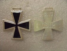 MEDAGLIA ITALIANA CROCE DI GHIACCIO CAMPAGNA DI RUSSIA VERSIONE NERA WW2