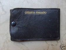 BANCHE_CREDITO ITALIANO_ANTICO PORTASSEGNI_D'EPOCA_RARO
