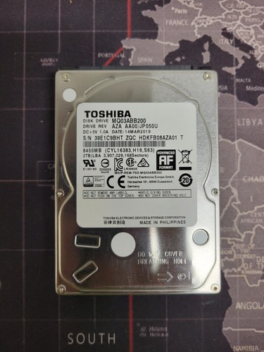 Toshiba 5400 rpm 2 - 2,