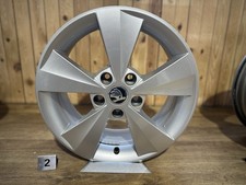 1x Cerchi Alluminio Originale Skoda Octavia 6,5x16 ET46 Cerchione 5E0601025C