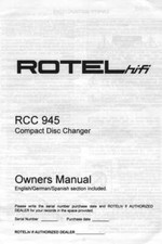 Rotel RCC-945 CD Changer