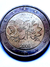 2 Euros 2008 Finlande Fleurs