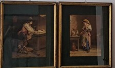 quadri antichi. Coppia di due