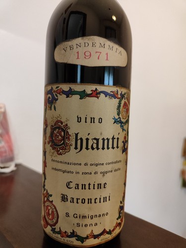 Vino 1971 chianti cantine - vino,