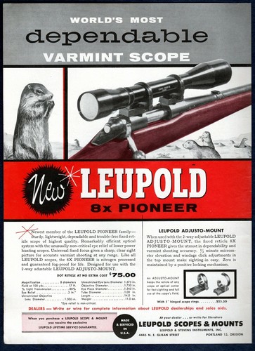 1956 caccia varmint - varmint, scope