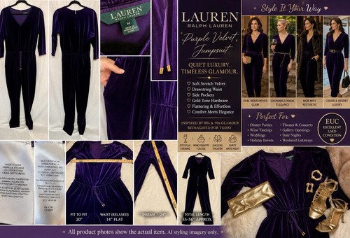 Tuta lauren ralph - lauren, royal