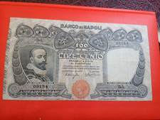 Banco napoli 100 - di, lire