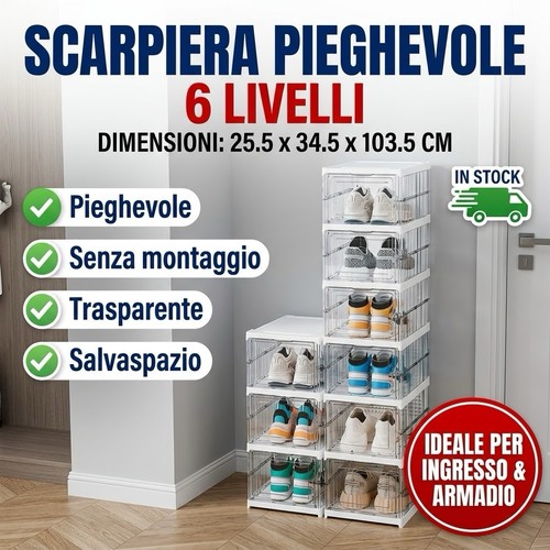 Scarpiera salvaspazio - scarpiera,