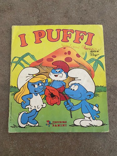 Album figurine puffi - album,