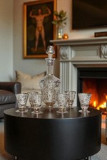 Antico Servizio Da Rosolio In Argento 925