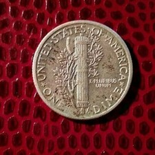 one mercury dime 1942 - stati uniti usa - moneta argento - rara antica 