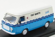 MODELLINO FURGONE STATICO DIECAST FIAT 238 VAN ABARTH RIVER TEAM 1972 SCALA 1/43