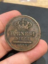 10 tornesi 1839 ferdinando II bello
