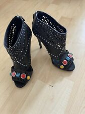 Gucci Scarpe Pelle Gioiello N.37,5 Originali 100%