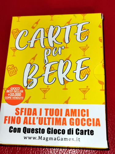 Carte per bere - carte,