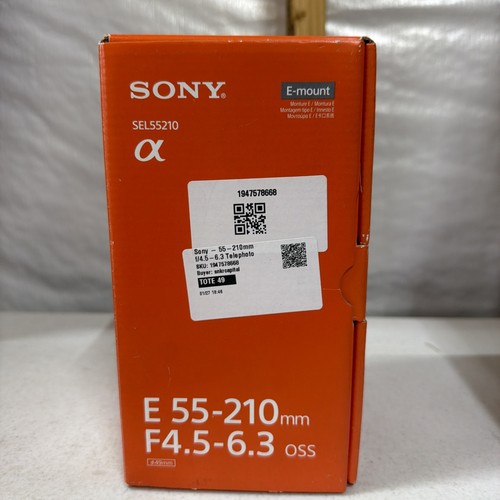 Sony 210 5 - mm, f/4.5-6.3
