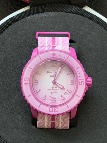 Blancpain swatch pink - blancpain,