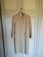 CAPPOTTO DONNA  ARTIGIANALE PURO CASHMERE CON RICAMI A MANO TAGLIA 48 