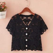 Coprispalle Corto In Pizzo