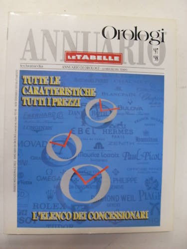 Annuario orologi le tabelle - -,