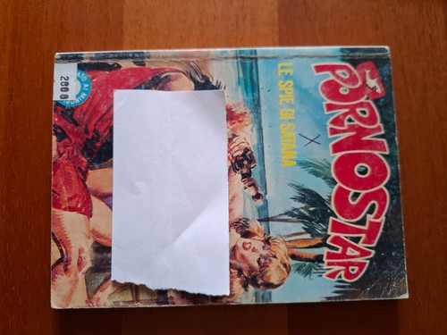 Fumetto vintage pornostar - fumetto,
