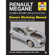 Renault Megane 10.2008-2014 Benzina Diesel Manuale Officina Haynes