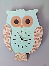 OROLOGIO a PENDOLO - Aracne Italy, GUFO grande in legno - nuovo da expo negozio