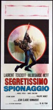CINEMA-locandina SEGRETISSIMO SPIONAGGIO Ballade pour un voyou BONNARDOT