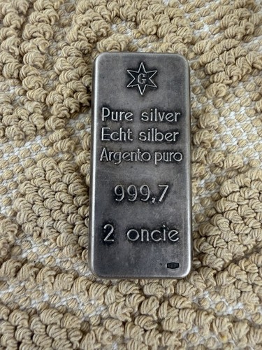 Ingotto argento 999 vintage - argento,