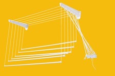 STENDIBIANCHERIA DA PARETE SALISCENDI RESINA 120 CM- 1,0 pz