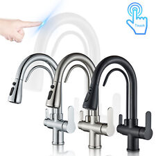 Sensore Touch Estensibile Rubinetto Cucina Lavello Rubinetto con Doccetta DHL