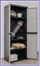 Armadio con ripiani multiuso 2 ante da esterno interno giardino balcone