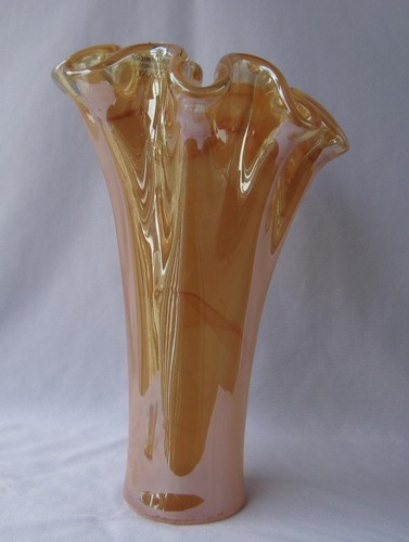 Vaso vetro art decò - vaso,