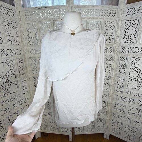 Blusa zara seta gelso - zara, manica