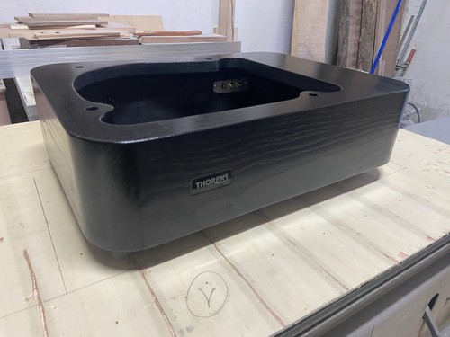 Thorens 124 plinth legno - thorens,