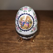 Vintage Limoges Egg Shaped