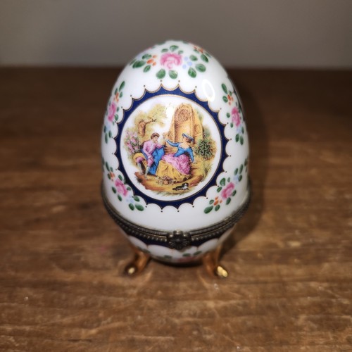 Vintage limoges egg shaped - limoges,