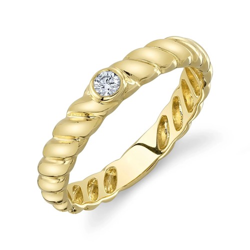 14k oro giallo lunetta - oro,